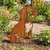 Edelrost Beagle - Rost Deko Hund Rostfigur Gartendeko für Produktbild-Vorschau 2