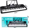 Malplay Clavier pour enfants 61 touches Orgue avec 100 Voir les images du produit 2