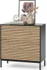 Kommode Vicco Eliza Goldkraft Eiche/Anthrazit 80 x 81.2 cm Produktbild-Vorschau 5