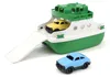 Green Toys Fähre Spielzeugboot mit Autos grün weiß Produktbild-Vorschau 2