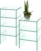Ablageregal >7214< in Klarglas, Glas - 40x60x40cm Produktbild-Vorschau 3