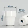ABSINA 3x Schutzkontakt Kupplung mit Zugentlastung - PVC Produktbild-Vorschau 4