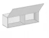 Hängeschrank - Schrank - Weiß - Hochglanz - 100 x 35 x35 cm Produktbild-Vorschau 7