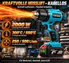 Akku Heißluftpistole 21V 2000W mit 2×4,0Ah Akku, Produktbild-Vorschau 2