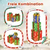 COSTWAY Set de 3 boîtes cadeaux LED, boîte de Noël avec Voir les images du produit 6