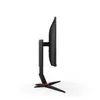A side view of a black computer monitor on a stand, set against a white background. Produktbild-Vorschau
