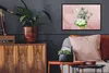 MuchoWow® MuchoWow® Gerahmtes Poster Buddha - Blume - Rosa Produktbild-Vorschau 2
