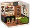 puzzle 3D, DIY Leisurely Cheers Bar Mini-House, plastique, Voir les images du produit 1