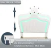 MODFU Kinderbett Polsterbett 90×200 cm mit LED-Licht und Produktbild-Vorschau 3