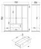 Tvilum 753694949, Weiß, Garderobe, 9 Regale, 4 Tür(en), Produktbild-Vorschau 9