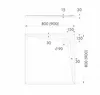 Sellon24® Duschtasse Duschwanne extraflache Acrylwanne Produktbild-Vorschau 3