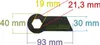 18 X lames de rechange de scarificateur pour Pattfield Voir les images du produit 1