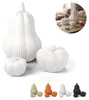 Zucche decorative set di 3 rigate opache decorazioni Anteprima dell’immagine prodotto 1