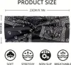 Sada 6 kusů dámských čelenek s paisley vzorem – elastické a Náhled obrázku produktu 3