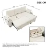 Merax Ecksofa 3-Sitzer mit Schlaffunktion, Stauraum, Produktbild-Vorschau 11