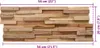 vidaXL Panele ścienne 3D 10 szt. 1,08 m² lite drewno tekowe Podgląd zdjęcia produktu 4