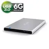 FANTEC ALU7MMU3 silber Aluminium 2,5  SATA, USB 3.0, 7mm Produktbild-Vorschau 7