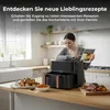 KLAMER Heißluftfritteuse Duo 9 L – Doppelkammer Airfryer Produktbild-Vorschau 6