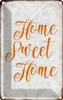 vianmo Blechschild 18x12 cm Home sweet Herz Geschenk Produktbild-Vorschau 1