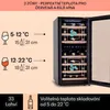 Klarstein vinotéka, slim, malá, 2 zóny, skleněné dveře, Náhled obrázku produktu 3
