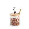 Vorratsglas rund 320 ml Holzdeckel mit Schlaufe ZELLER Produktbild-Vorschau 1