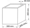 Elegant Einrichten | Pflanzkübel | Polyrattan | quadratisch Produktbild-Vorschau 9