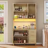 Credenza da cucina Sweiko da 183 cm, buffet, luci Anteprima dell’immagine prodotto 9
