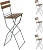 Biergartenstuhl Gartenstuhl Klappstuhl Stahl Barhocker Hochstuhl 42x48x107cm Produktbild-Vorschau