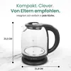 Bollitore elettrico EMERIO WK-119255,1,7 l, 2200 watt Anteprima dell’immagine prodotto 6