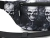 Yakuza Uni Skull Theme V02 Gürteltasche, Schwarz, Produktbild-Vorschau 9