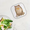 Mr. & Mrs. Panda Untersetzer für Gläser Bär sitzend - Weiß Produktbild-Vorschau 2