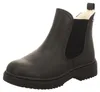 Indigo Mädchen Winter Chelsea Boots Schwarz Textil & Produktbild-Vorschau 8
