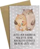 Mr. & Mrs. Panda Glückwunschkarte Bären Liebe - Grau Produktbild-Vorschau 1