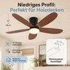 Stropní Ventilátor s LED Osvětlením 106cm Nízký Profil - Náhled obrázku produktu 9