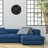 Nástěnné hodiny bez tikání ECO4 30cm, černé Obývací pokoj, Náhled obrázku produktu 2