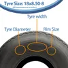 18x8.50-8 Golfwagenreifen, 4lagig, ATV Quad Anhängerreifen, Produktbild-Vorschau 5