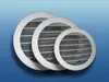 Aluminium Wetterschutzgitter mit Flansch : Ø 100 mit Produktbild-Vorschau 4