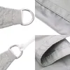 Sonnensegel Hellgrau 4x5x5 m 100% Polyester Oxford Produktbild-Vorschau 6