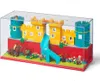 A LEGO castle display case with figures and accessories. Voir les images du produit