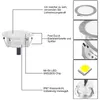 AIORBER IP67 LED vestavné bodové svítidlo 12V mini spot, Náhled obrázku produktu 2
