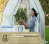 Westmann Überwinterungszelt & Foliengewächshaus Olive Weiß Produktbild-Vorschau 4