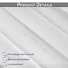 A close-up of a white textured surface with water droplets, featuring text overlays highlighting product features. Voir les images du produit