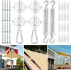 Detex Kit de fixation voile d'ombrage carré triangle Voir les images du produit 2