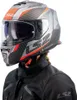 LS2 FF800 Storm II Racer Helm, grau matt/orange, M (57/58) Produktbild-Vorschau 2