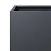 vidaXL květináč antracitový 40x40x40 ocelový Náhled obrázku produktu 5