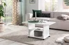 Tavolo di design FineBuy con ruote 95x51x54,5 cm | Anteprima dell’immagine prodotto 2