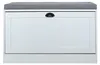 Schuhschrank Thekla 1 Klappe 80 cm Weiß mit Sitzkissen Produktbild-Vorschau 3