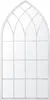 BELIANI Wandspiegel Grau 50 x 115 cm Metall mit Glas Produktbild-Vorschau 1