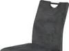 Freischwinger Schwingstuhl anthrazit Microfaser - LAURINA - Produktbild-Vorschau 3