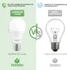 LUMILED 6er Set LED Lampe E27 A60 2,5W 275lm 3000K Warmweiß Produktbild-Vorschau 6